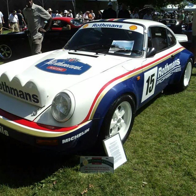 The 1984 911 Rothman's SC/RS displayed at the Greenwich Concourse 2013.
