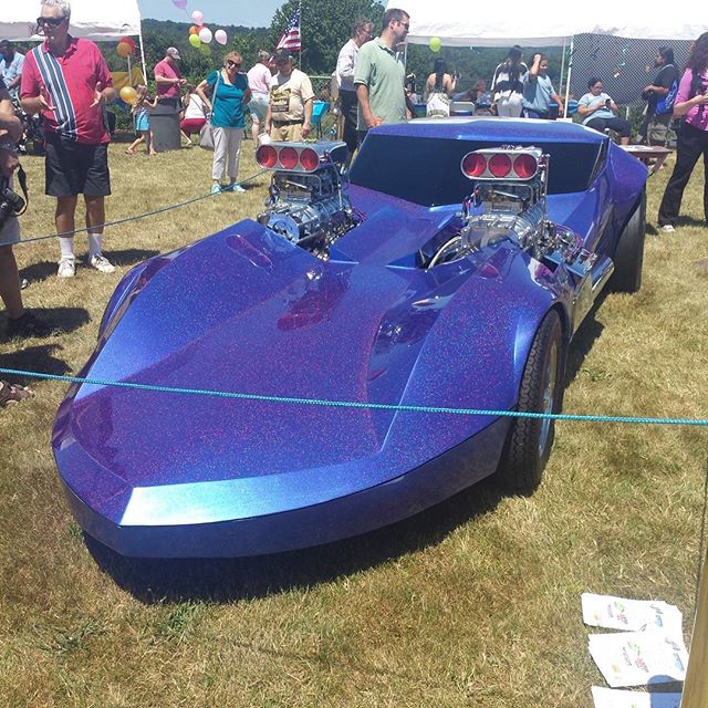 Hot Wheels "Twin Mills" replica displayed at 2016 Klingberg Auto Show, New Britain CT. I certainly have a few of these stashed in a shoe box from childhood.